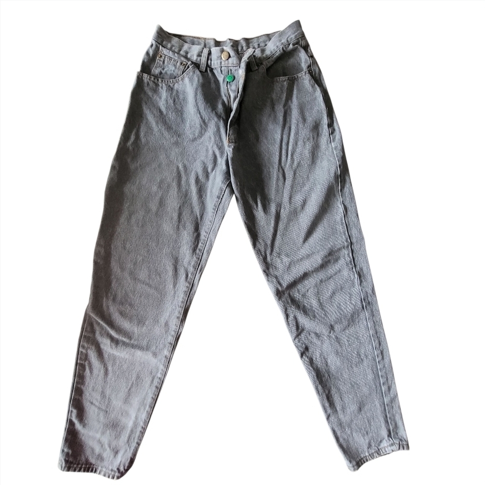 Retro 90s Offshore High Rise Jeans -Faded Gray Relaxed Fit Denim Women's Size 28
